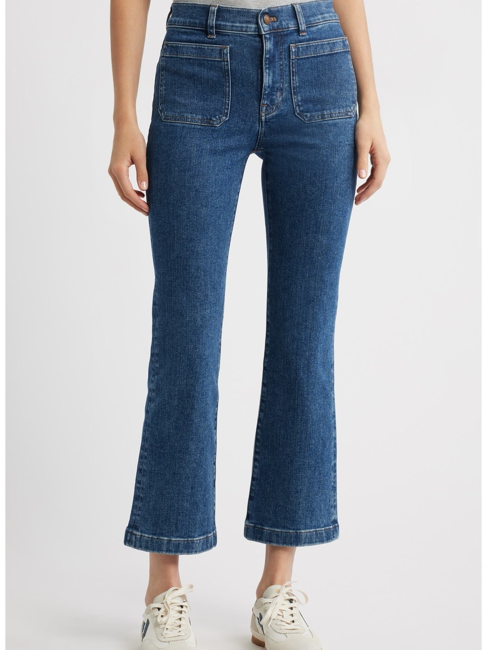 Madewell Kick Out Patch Pocket Crop Jeans